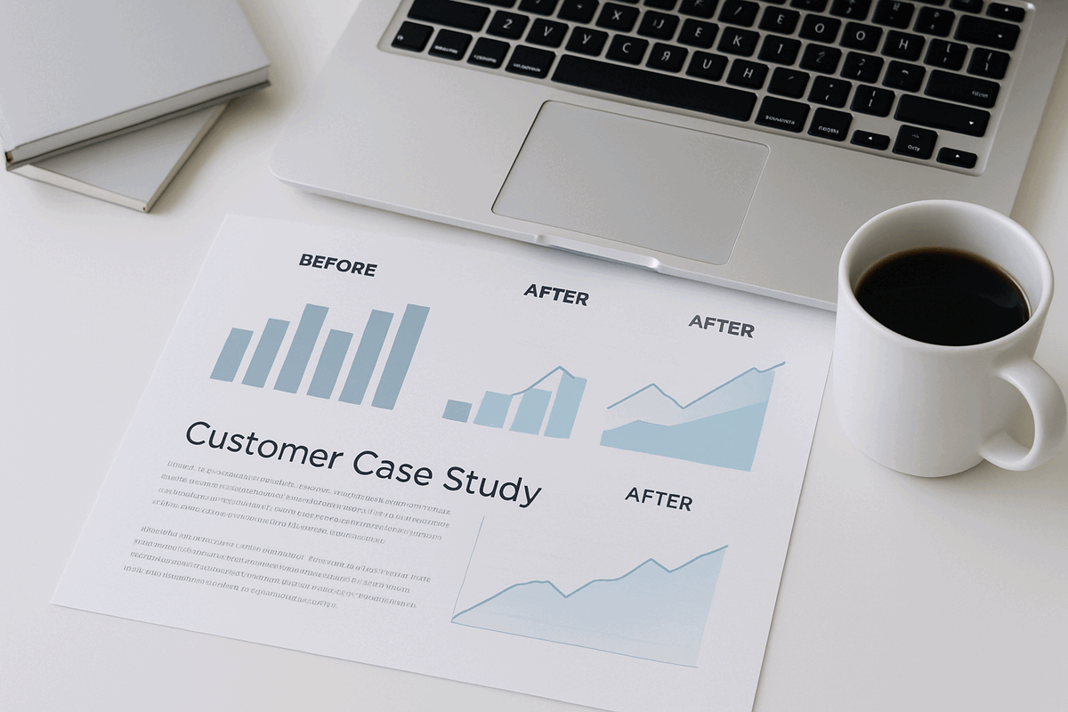 Customer case studies and success stories with before/after metrics: everything  - SEO AutoPilot EN
