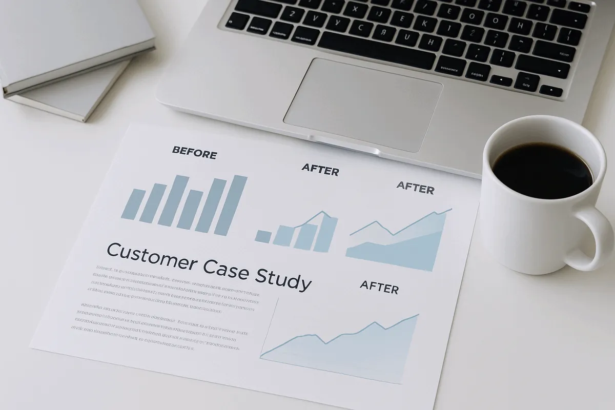 Customer case studies and success stories with before/after metrics: everything - SEO AutoPilot EN